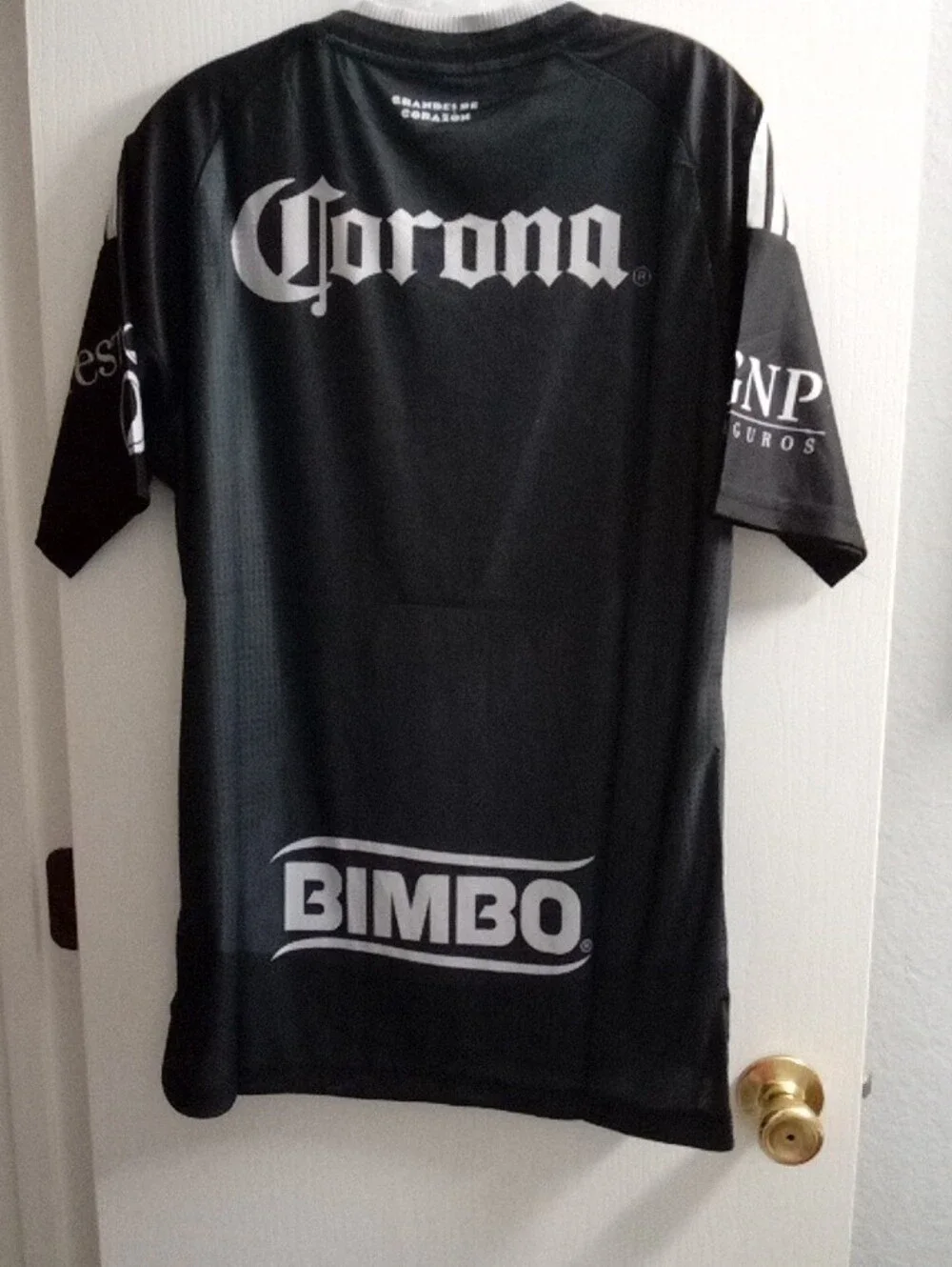adidas Men’s Black & White Soccer Jersey with Caliente Logo